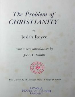 THE PROBLEM OF CHRISTIANITY
