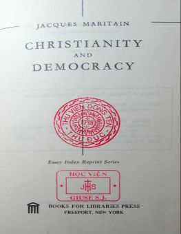 CHRISTIANITY AND DEMOCRACY 