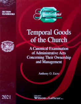 TEMPORAL GOODS OF THE CHURCH