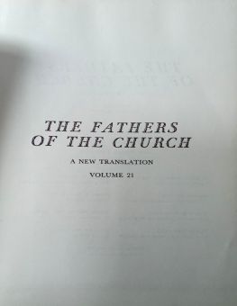 THE FATHERS OF THE CHURCH A NEW TRANSLATION VOLUME 21