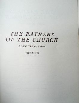 THE FATHERS OF THE CHURCH A NEW TRANSLATION VOLUME 66