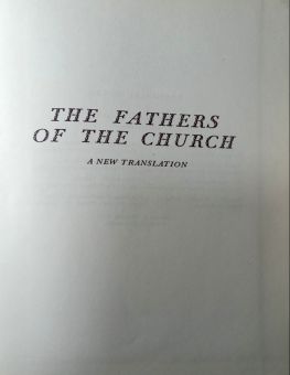 THE FATHERS OF THE CHURCH A NEW TRANSLATION VOLUME 6